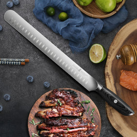 TUO Brisket Knife 12-Inch lifetime guarantee assurance with quality build.