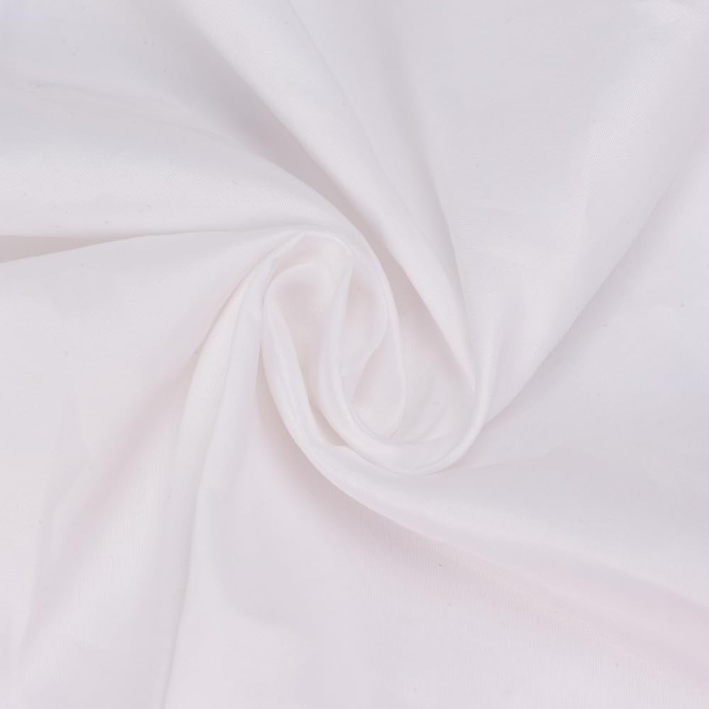 TUOTPE 10-pack white round tablecloth 120-inch with resealable storage bag