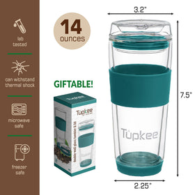 Tupkee anti-slip silicone base for stability on flat surfaces