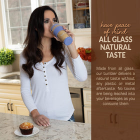 Tupkee double-wall insulation keeps beverages hot or cold longer.