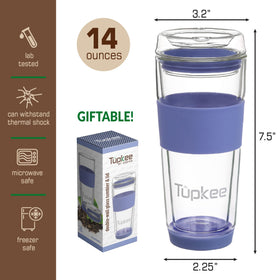 Tupkee silicone-sleeve grip provides comfortable, non-slip handling.