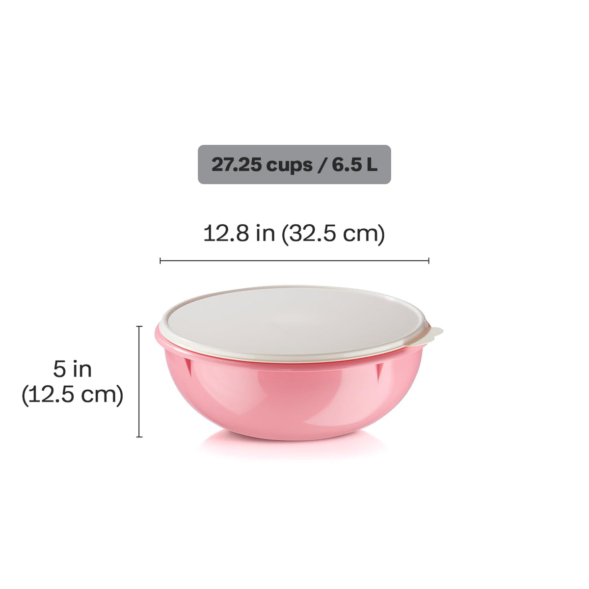 Tupperware Fix-N-Mix dough and batter bowl supports easy kneading.