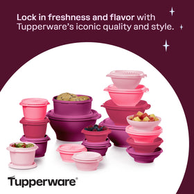 Tupperware Heritage Collection BPA-free durable material for everyday durability.