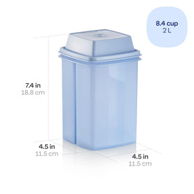 Tupperware Pick-a-deli lift-up strainer enables lifting foods from liquid.