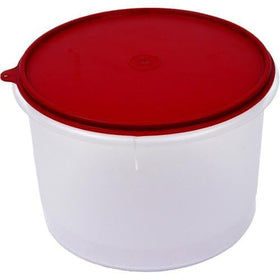 Tupperware Super Storer Large 5L with airtight lid keeps contents fresh.
