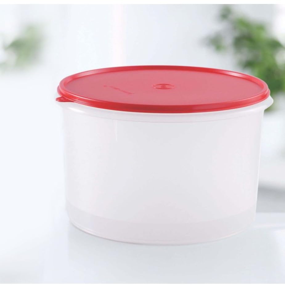 Tupperware Super Storer Large 5L with translucent windows for easy content checks.