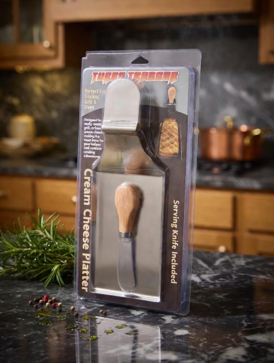 Turbo Trusser Cream Cheese Platter oven-ready versatility for heat methods