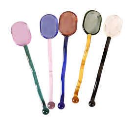 Turbokey 5-piece glass spoons with box for gifting and storage.