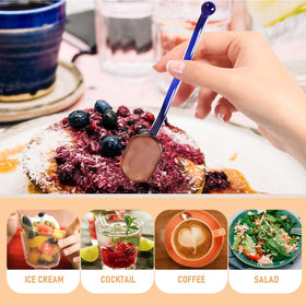 Turbokey glass spoons harmonize with modern tableware.