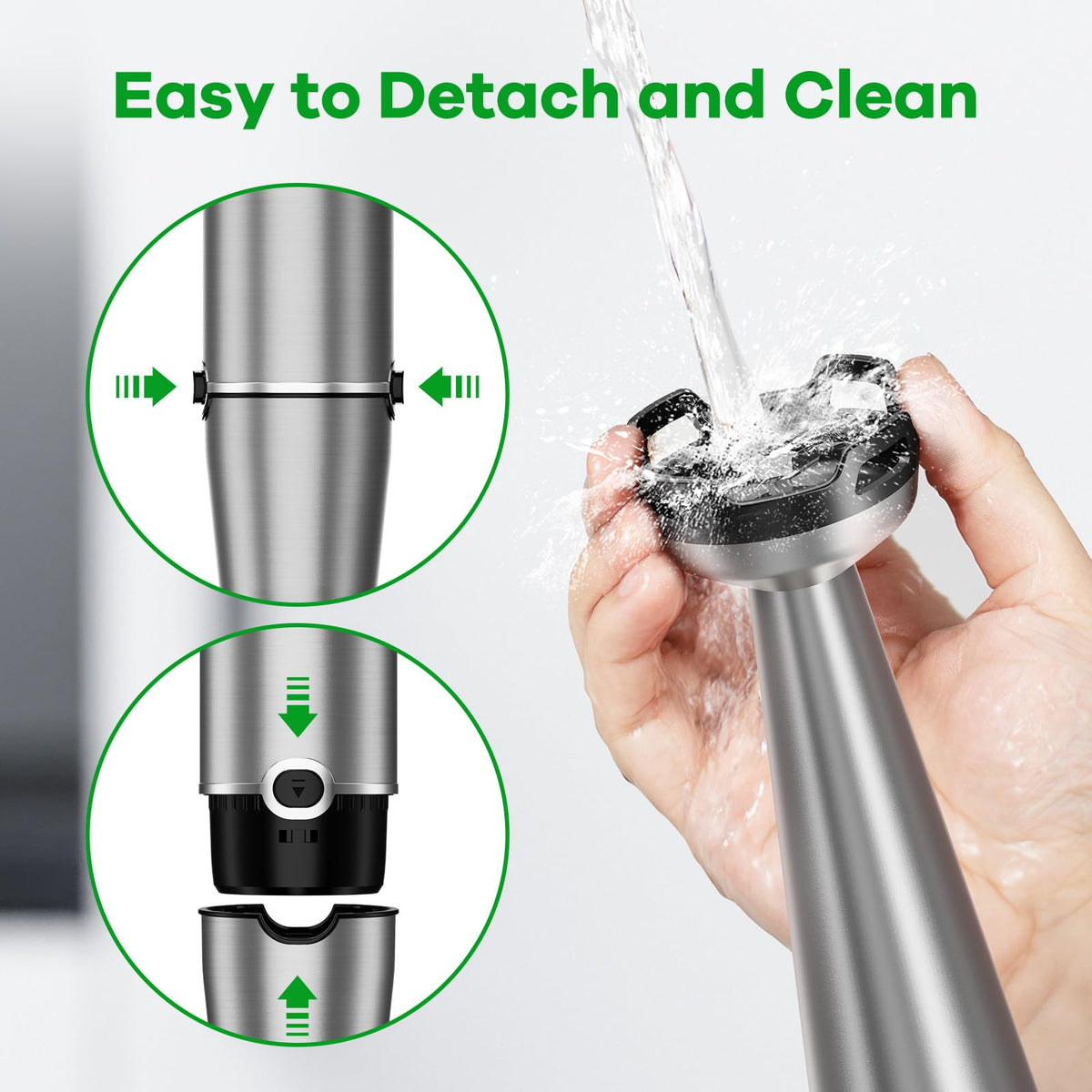Turelar easy-clean detach attachments simplify post-meal cleanup.
