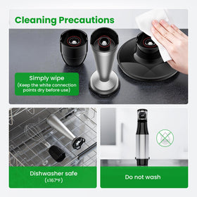 Turelar ergonomic non-slip grip for comfortable long blending sessions.