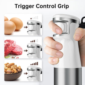 Turelar 5-in-1 attachments: chopper, whisk, and frother for versatile prep