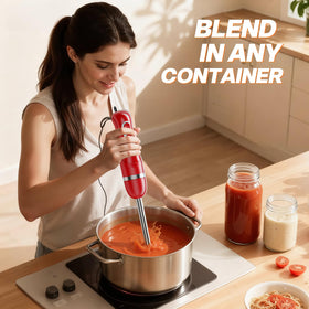Turelar immersion blender is compact and corded for reliable power.