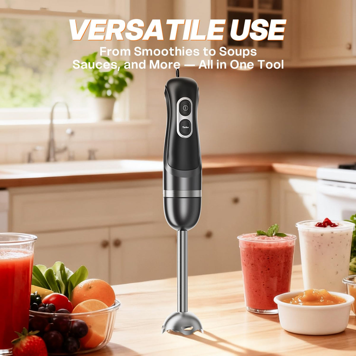 Turelar easy-clean design with detachable shaft
