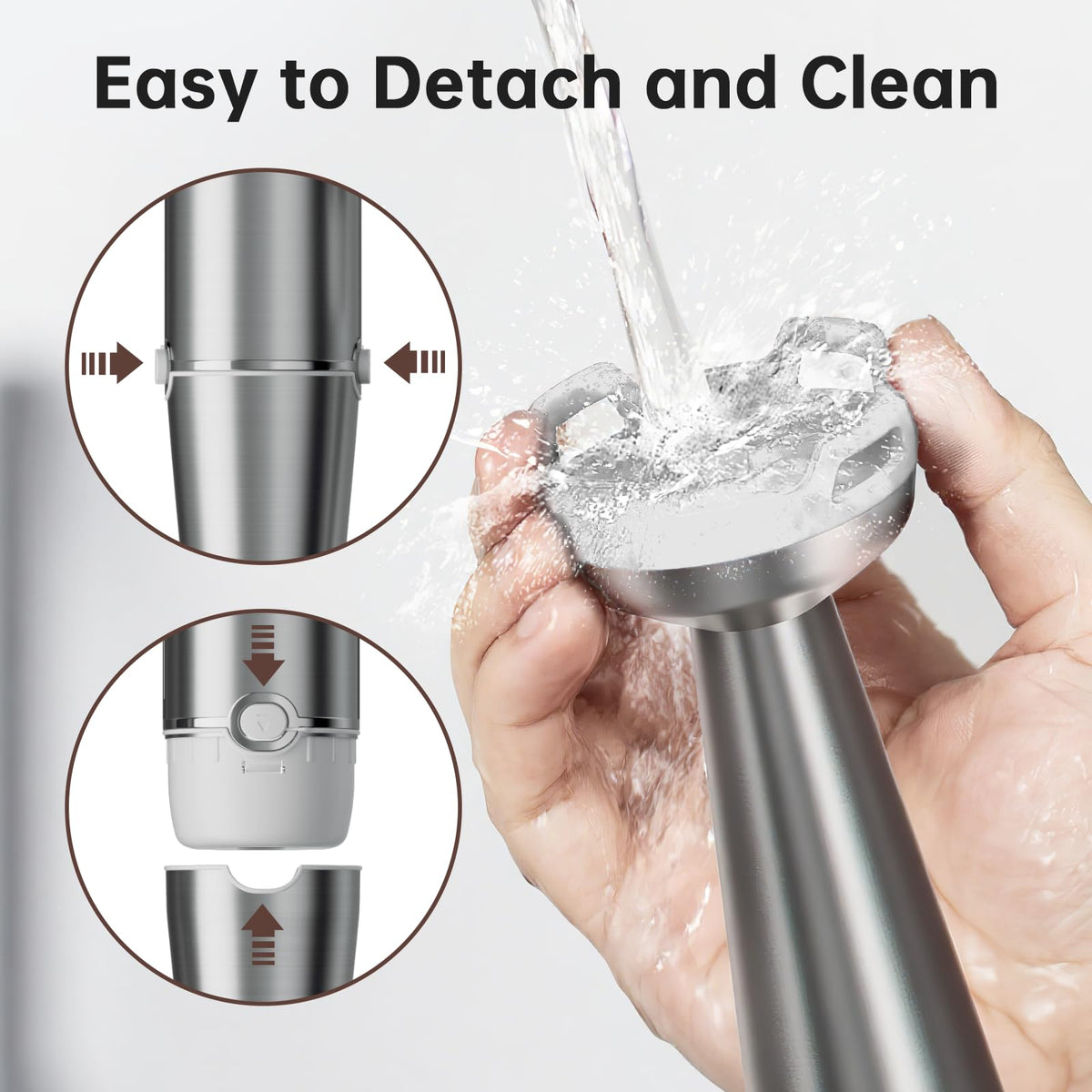 Turelar attachments detach for quick cleaning and storage
