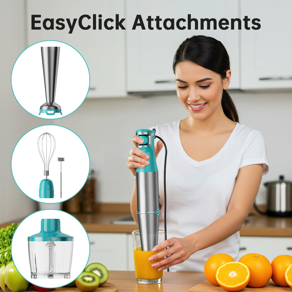 Frother attachment from Turelar creates silky milk froth for coffee.
