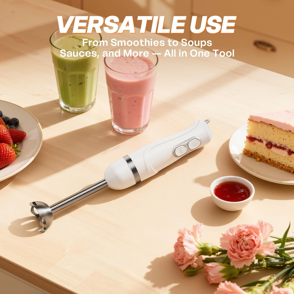 Turelar immersion blender shown as a thoughtful gift for food lovers