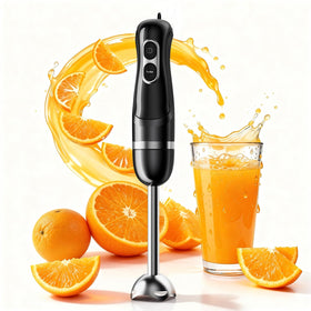 Turelar immersion blender with powerful motor for fast, smooth blends