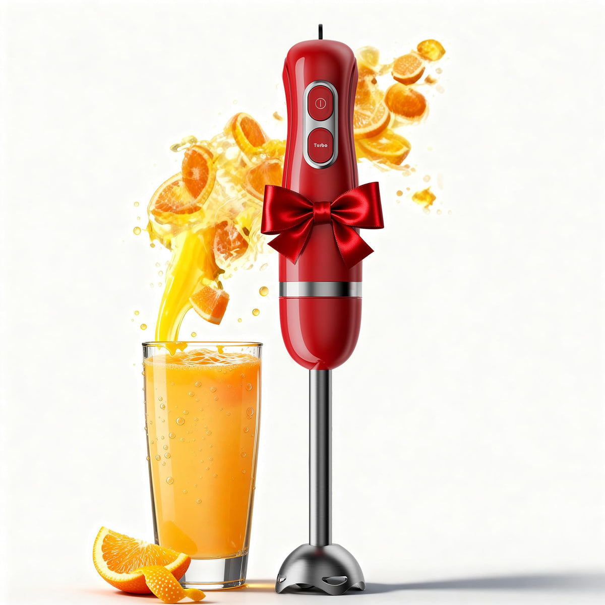 Turelar immersion blender with sleek handheld design for quick, smooth blending.