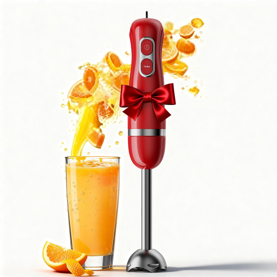 Turelar immersion blender with sleek handheld design for quick, smooth blending.