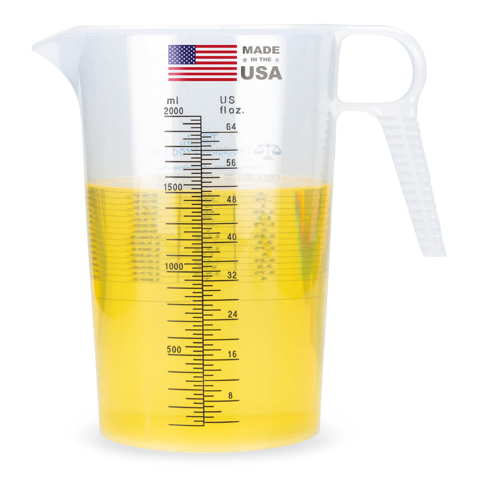Turnah 64oz pitcher pour demonstrates precise pour control to reduce spills