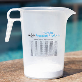 Turnah pitcher with V-shaped spout for controlled pours