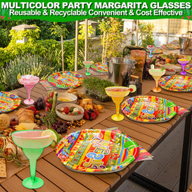 TurnMeOn disposable margarita glasses for easy cleanup after parties.