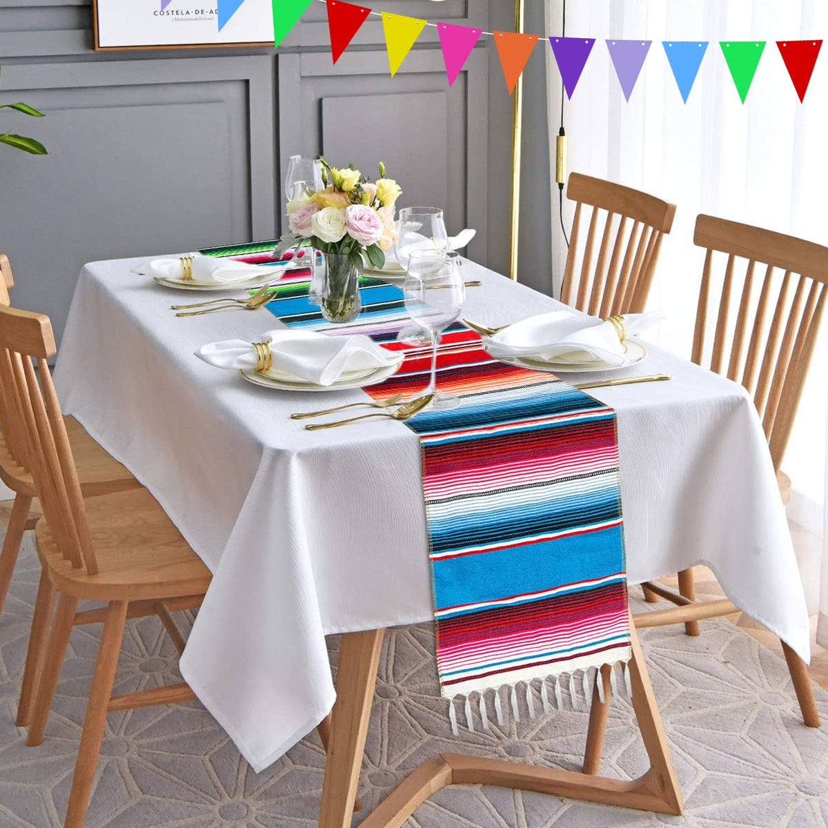 TURNMEON ideal Cinco de Mayo decorations for fiestas, weddings, and family gatherings.