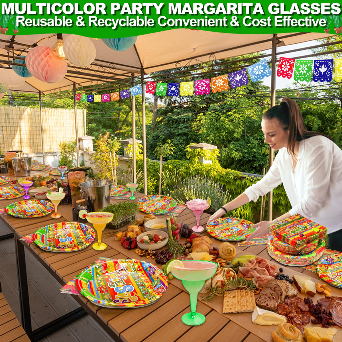 TURNMEON neon margarita glass top blue for summer parties
