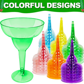 TURNMEON neon margarita glass top green for outdoor gatherings