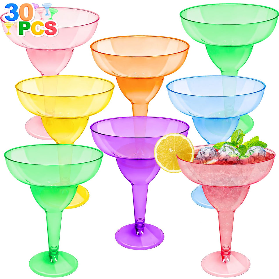 TURNMEON neon margarita glass top red for vibrant cocktails