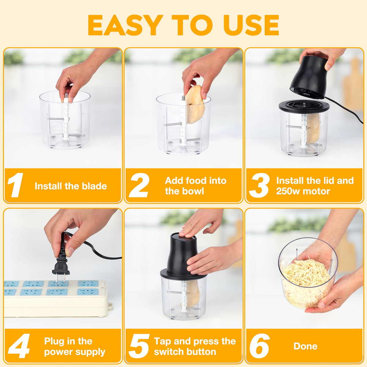 TURNRISE detachable parts suitable for dishwasher cleaning