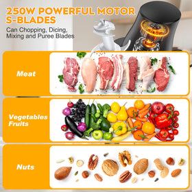 TURNRISE S blades handling fruits vegetables and nuts with control