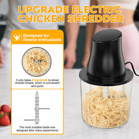 TURNRISE wire cutting knife shredding chicken breasts in seconds