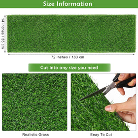 TURSTIN realistic grass texture close-up highlighting lifelike lawn detail.