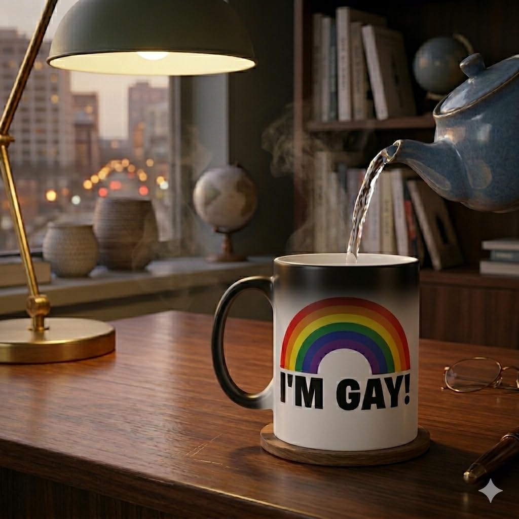 Turtle Straws rainbow reveal moment captures attention during coffee breaks.