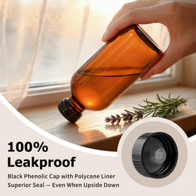 Turvono airtight seal on bottle ideal for infusions and syrups