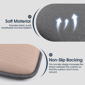 TushGuard non-slip bottom cushion keeps chairs in place during meals