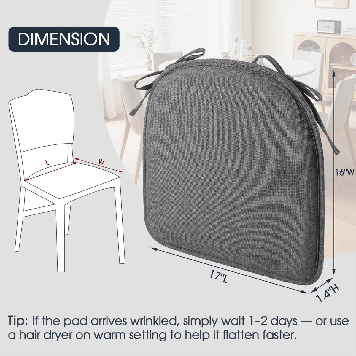 TushGuard durable polyester fabric cushion maintains comfort and longevity