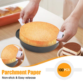 Tutikuki parchment paper included, ensures effortless release and cleanup.