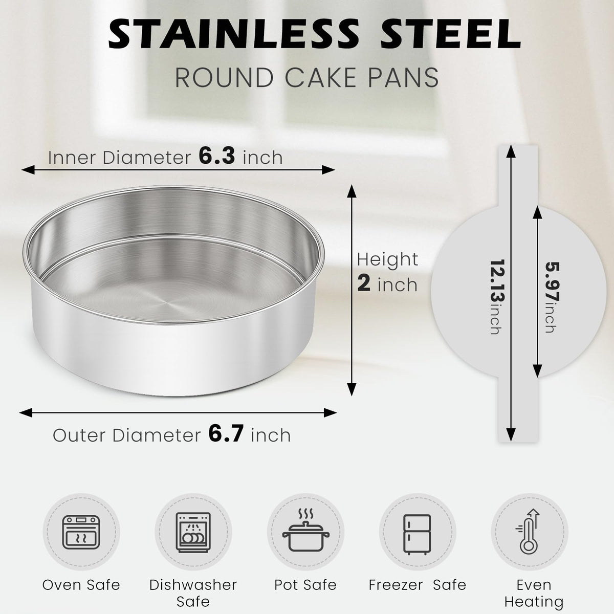 Tutikuki 6inch parchment paper pack enables easy release and cleanup.
