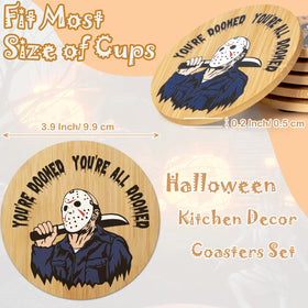 TuTuArt horror coaster character-1 design, ideal for Halloween party decor.