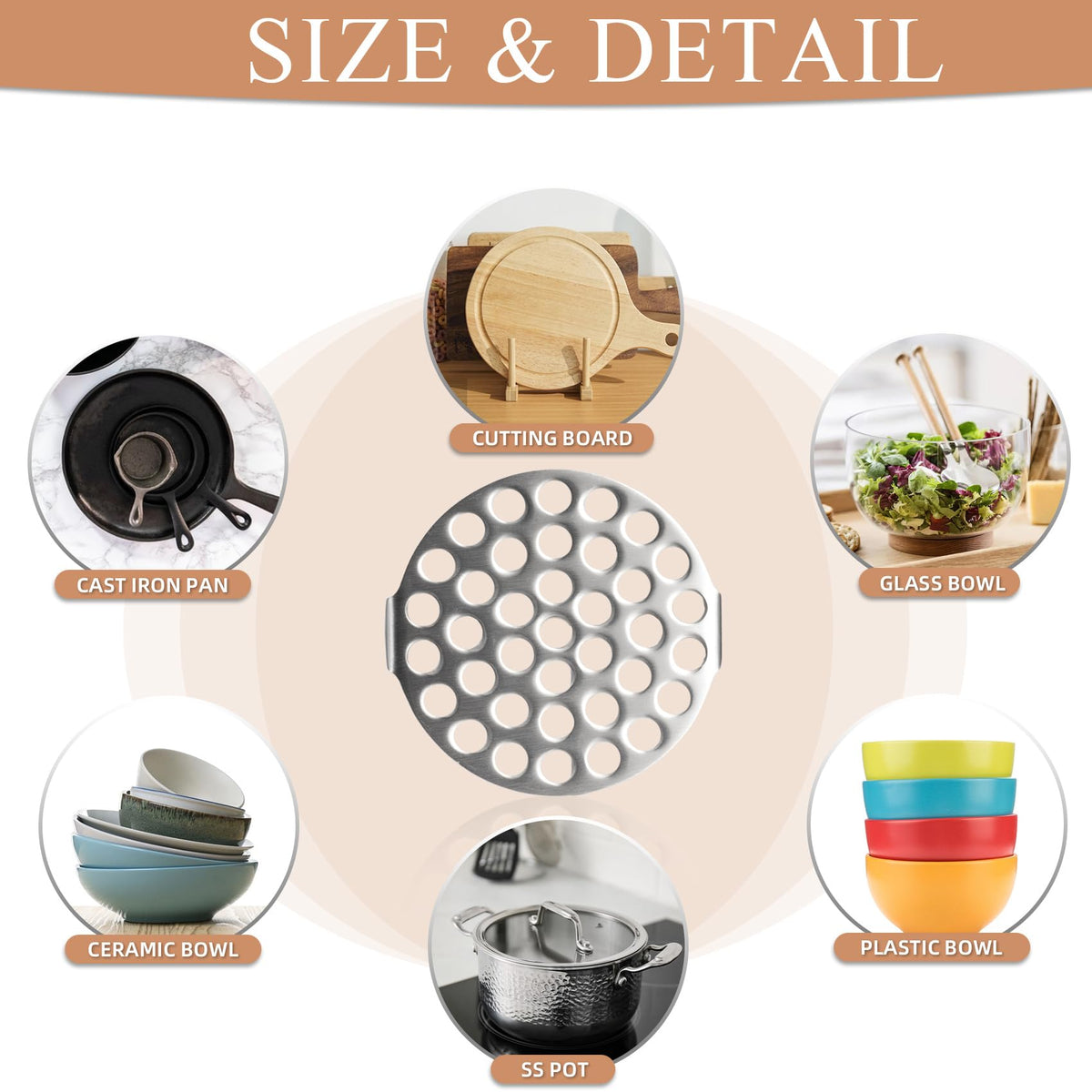 Tuyotue seamless-surface masher is easy to scrub clean and sanitize.