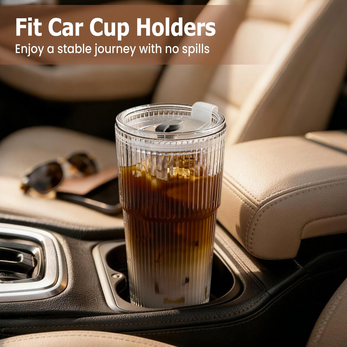 TUZAZO car-cup-holder fit tumbler ideal for commutes.