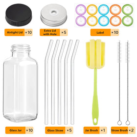 TUZAZO extra aluminum lids with straw holes for easy sipping