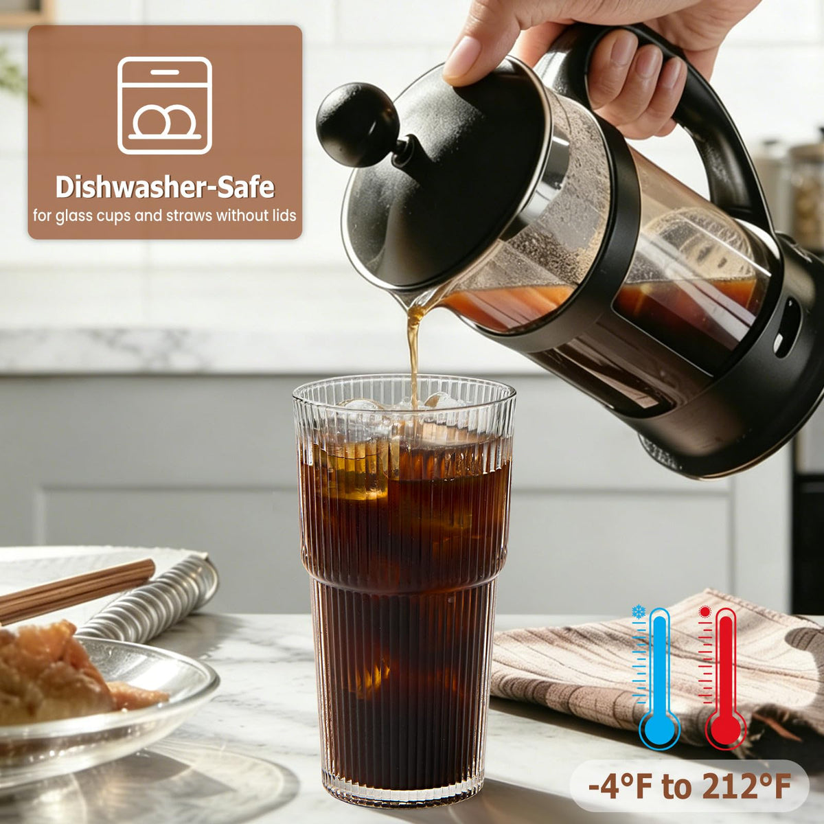 TUZAZO leak-proof lid seals tightly to prevent spills during travel.