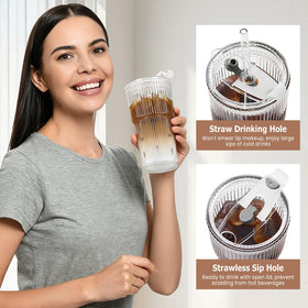 TUZAZO thickened glass ensures durability for hot or cold beverages.