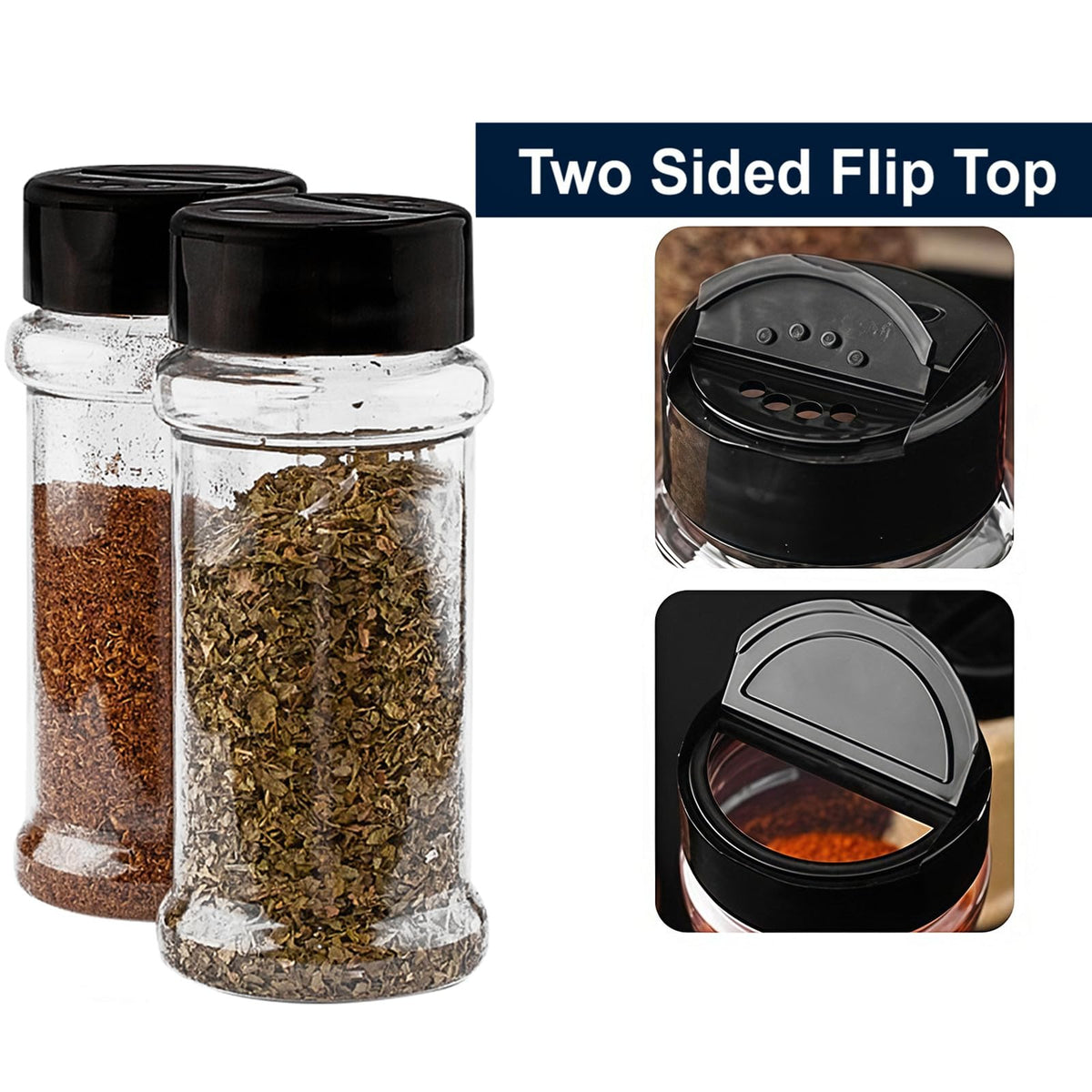 TUZAZO PET plastic bottles with wide mouths for quick filling.