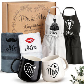 TUZELIYA Mr and Mrs mugs pair for couple coffee moments