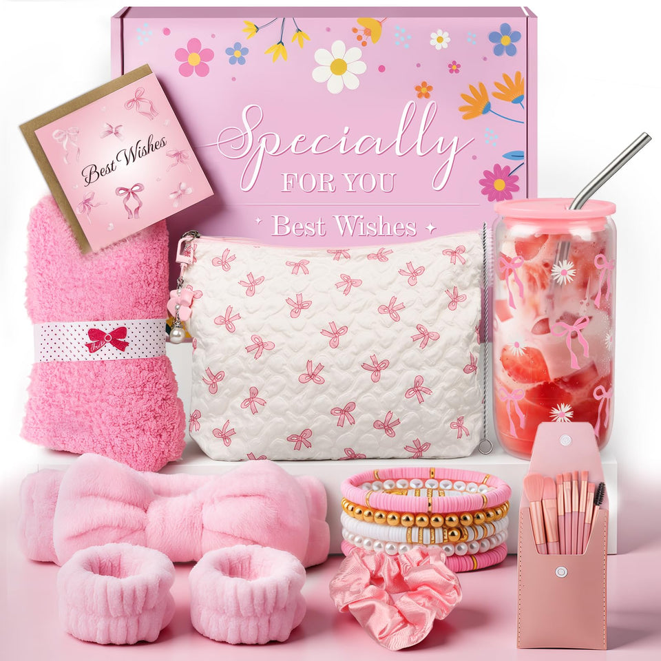TUZELIYA pink gift box unboxing, ideal for birthdays and celebrations
